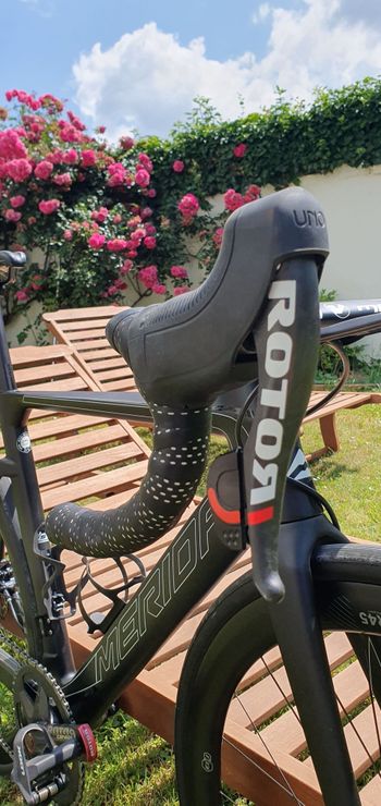 Gebrauchtes Merida Reacto SRAM Red eTap 2018 Road & Gravel, Schwarz — Bild 9 von 18