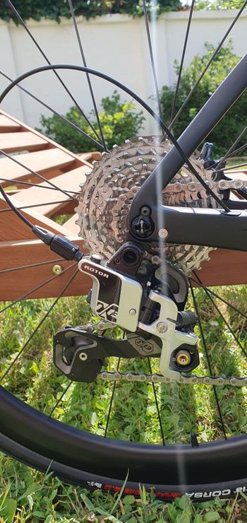 Gebrauchtes Merida Reacto SRAM Red eTap 2018 Road & Gravel, Schwarz — Bild 10 von 18