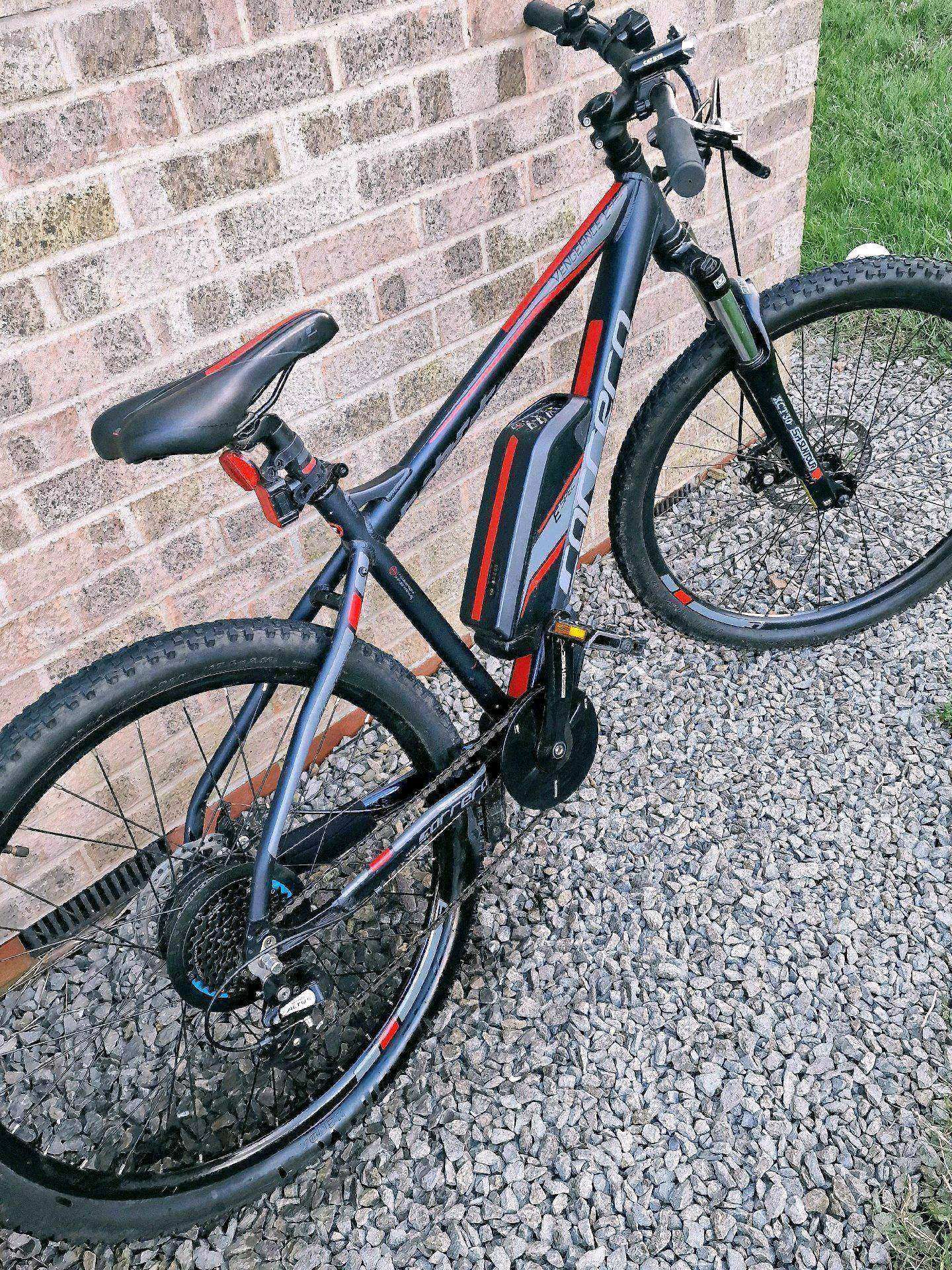 Carrera Vengeance E Mens Electric Mountain Bike 2.0 used in L