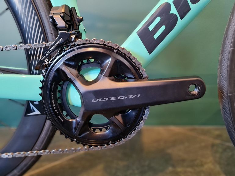 Bianchi Oltre Comp Ultegra Di2 2023 Road & Gravel de segunda mano, Verde — imagen 5 de 12