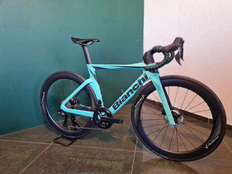 Bianchi Oltre Comp Ultegra Di2 2023 Road & Gravel de segunda mano, Verde — imagen 10 de 12