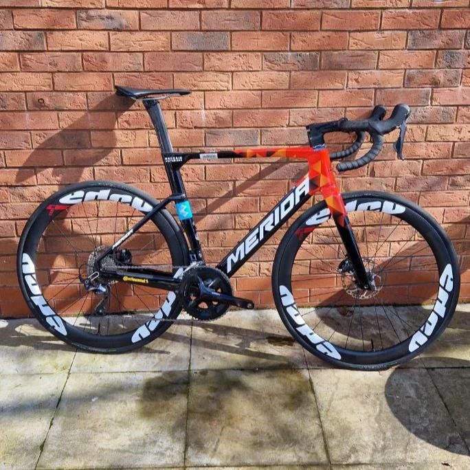 Merida Reacto 5000 Bahrain Victorious Ultegra Carbon Disc Road Bike M ...