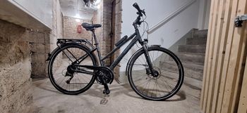 Used Pegasus Opero SL 2018 Mountainbike, Hellgrau — image 1 of 3