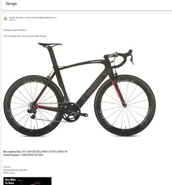 Used Specialized S-Works + McLaren Venge 2012 2012 Road & Gravel, Black — image 6 of 7