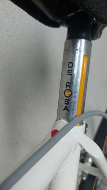 Used De Rosa Nuovo Record Eroica 1968 Road & Gravel, White — image 5 of 10