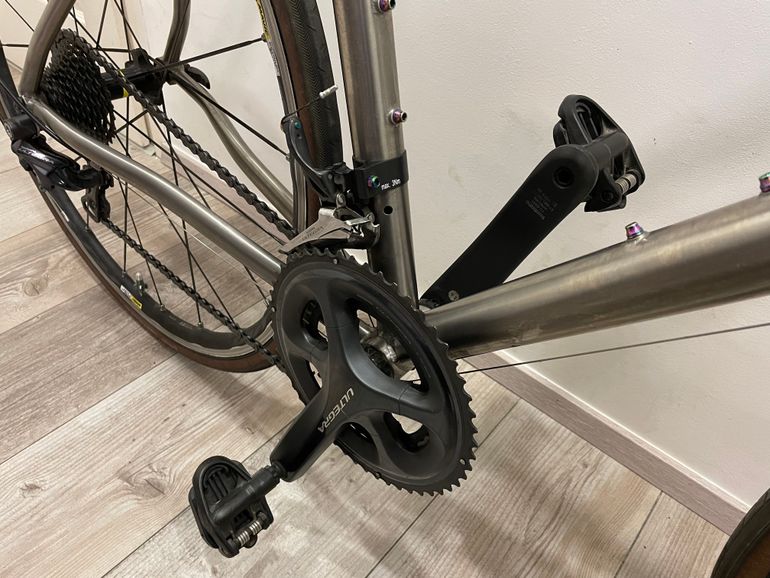 Used Custom Titanium Road 2020 Road & Gravel, Light Gray — image 5 of 8