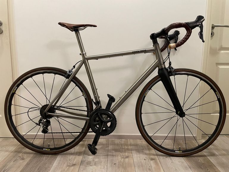 Used Custom Titanium Road 2020 Road & Gravel, Light Gray — image 1 of 8