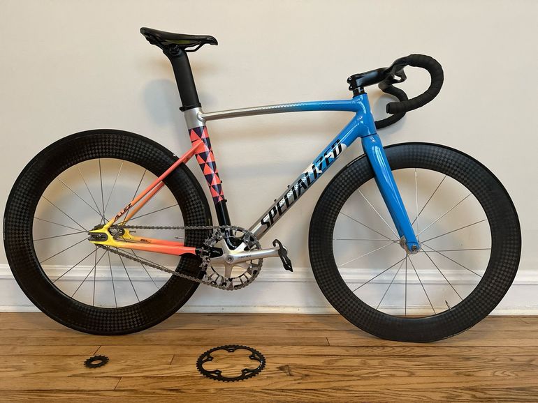 Used Specialized Allez Sprint Track Frameset – Red Hook Crit LTD 2019 2019 Road & Gravel, Blau — image 1 of 5