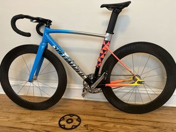 Used Specialized Allez Sprint Track Frameset – Red Hook Crit LTD 2019 2019 Road & Gravel, Blau — image 5 of 5