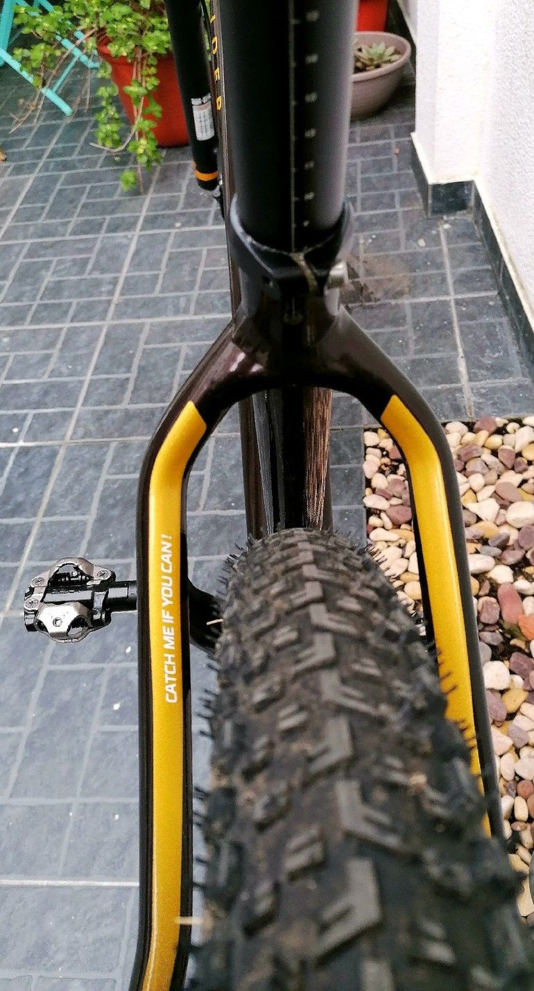 Used DECATHLON Rockrider Race 720 2023 Mountainbike, Orange — image 6 of 9