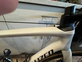 Used Specialized FRAMESET ONLY Tarmac SL7 Frameset 2022 2022 Road & Gravel, White — image 3 of 4