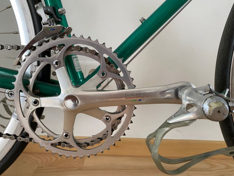 Used PUCH Retro Puch Columbus SLX. Shimano 600. Campagnolo atlanta Road & Gravel, Green — image 3 of 7