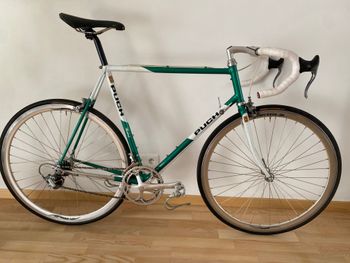 Used PUCH Retro Puch Columbus SLX. Shimano 600. Campagnolo atlanta Road & Gravel, Green — image 2 of 7
