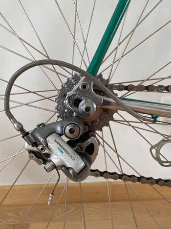 Used PUCH Retro Puch Columbus SLX. Shimano 600. Campagnolo atlanta Road & Gravel, Green — image 4 of 7