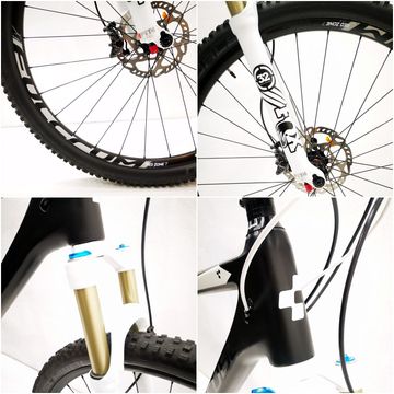 Gebrauchtes CUBE Stereo HPA 120 Race 2016 Mountainbike, Schwarz — Bild 9 von 10