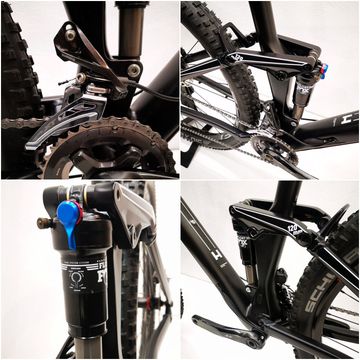 Gebrauchtes CUBE Stereo HPA 120 Race 2016 Mountainbike, Schwarz — Bild 7 von 10