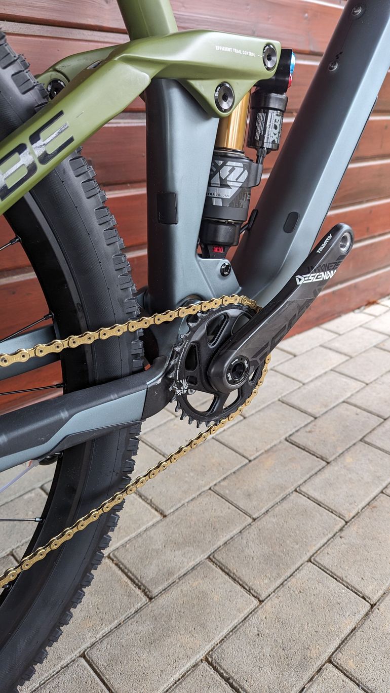 Used CUBE Custom-Built Stereo 150 C:62 TM 2023 Mountainbike, Light Gray — image 6 of 15