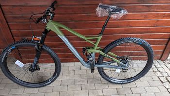 Used CUBE Custom-Built Stereo 150 C:62 TM 2023 Mountainbike, Light Gray — image 3 of 15
