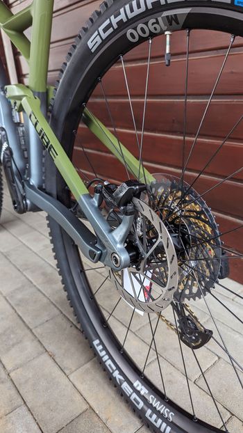 Used CUBE Custom-Built Stereo 150 C:62 TM 2023 Mountainbike, Light Gray — image 14 of 15
