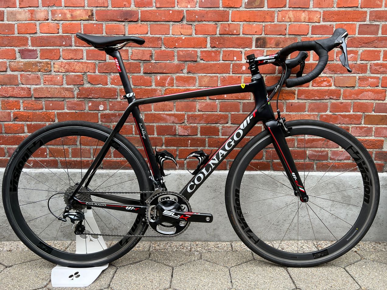 Colnago V1 R Ferrari Full Carbon wheels Ultegra 7 5kg Size 54s Vision colnago-v1-r-ferrari-full-carbon-wheels-ultegra-7-5kg-size-54s-vision