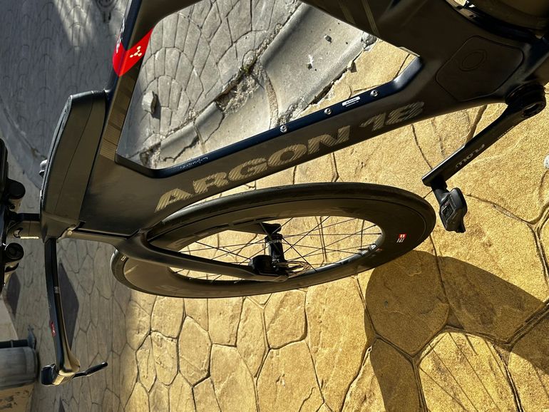 Used Argon 18 E-119 Tri+ Disc SRAM Force eTap AXS 2022 2022 Road & Gravel, Blue — image 6 of 10