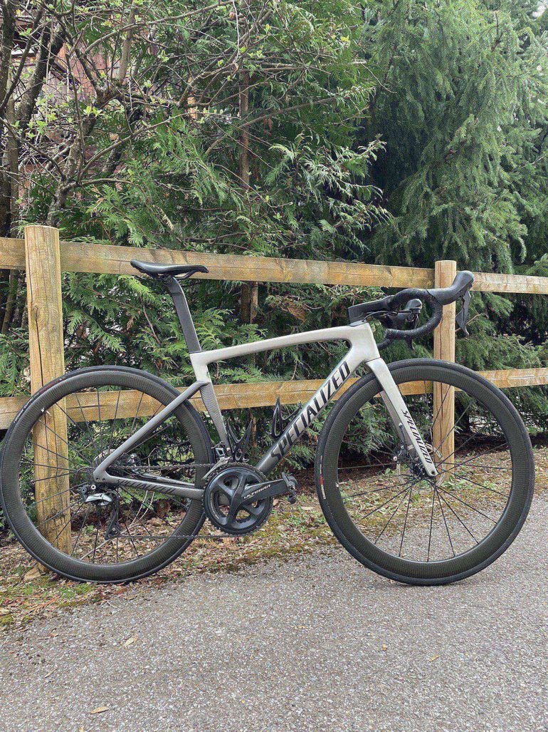 Used Specialized Tarmac SL7 Expert 2020 Road & Gravel, Light Gray — image 1 of 5