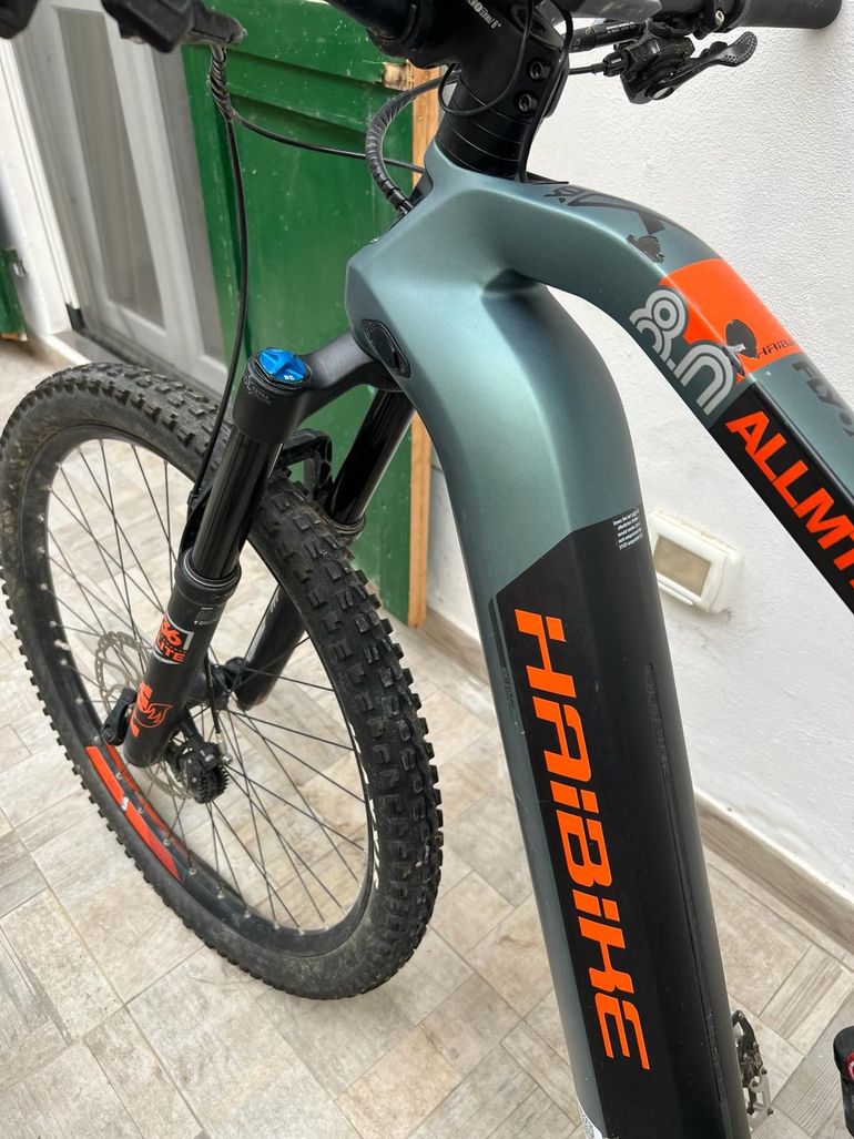 Used Haibike XDURO Flyon AllMtn 8.0 2021 Mountainbike, Green — image 3 of 4