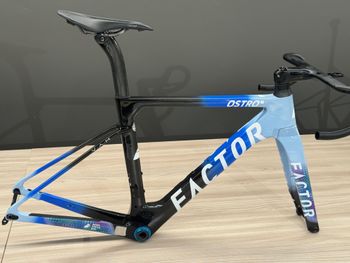 Used Factor OSTRO VAM TDF FRAMEKIT 2023 Road & Gravel, Blue — image 7 of 7