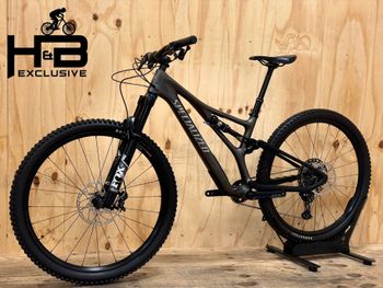 Used Specialized Stumpjumper Comp CARBON SLX 2022 Mountainbike, Black — image 1 of 9
