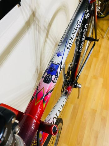 Used Colnago C40 Art Decor (AD11) Road & Gravel, Red — image 19 of 23