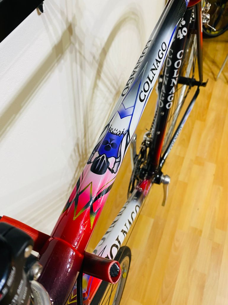 Used Colnago C40 Art Decor (AD11) Road & Gravel, Red — image 19 of 23
