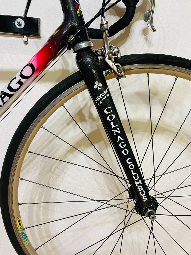 Used Colnago C40 Art Decor (AD11) Road & Gravel, Red — image 4 of 23