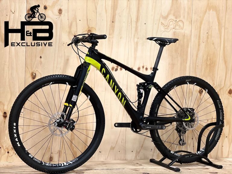 Used Canyon Lux CF 9.9 CARBON X01 2018 Mountainbike, Black — image 1 of 15