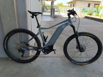 Used Giant Fathom E+ 2 Pro 29 Electric Bike 2020 2020 Mountainbike, Grigio chiaro — image 2 of 27
