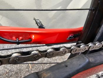 Used Rocky Mountain Element Carbon 50 2022 Mountainbike, Rosso — image 8 of 45