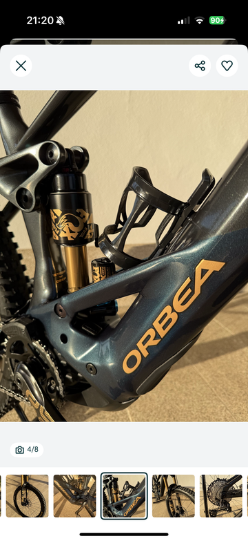 Używany Orbea Wild Shimano Deore XT 2024 Mountainbike — zdjęcie 8 z 11
