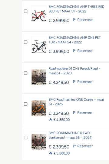 BMC ROADMACHINE X TWO 2024 Road & Gravel usato, Rosso — immagine 10 di 11