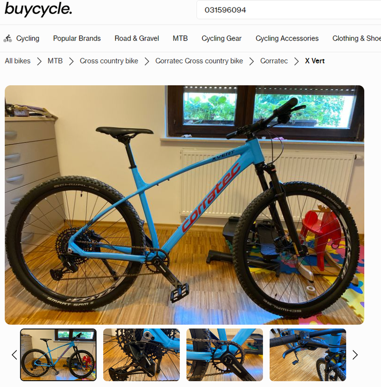 Used Corratec X Vert Pro 2024 2024 Mountainbike, Blue, 29 — image 10 of 10