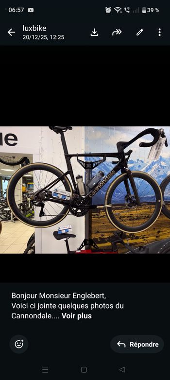 Used Cannondale SuperSix EVO Hi-MOD 2 2023 2023 Road & Gravel, Black — image 4 of 5