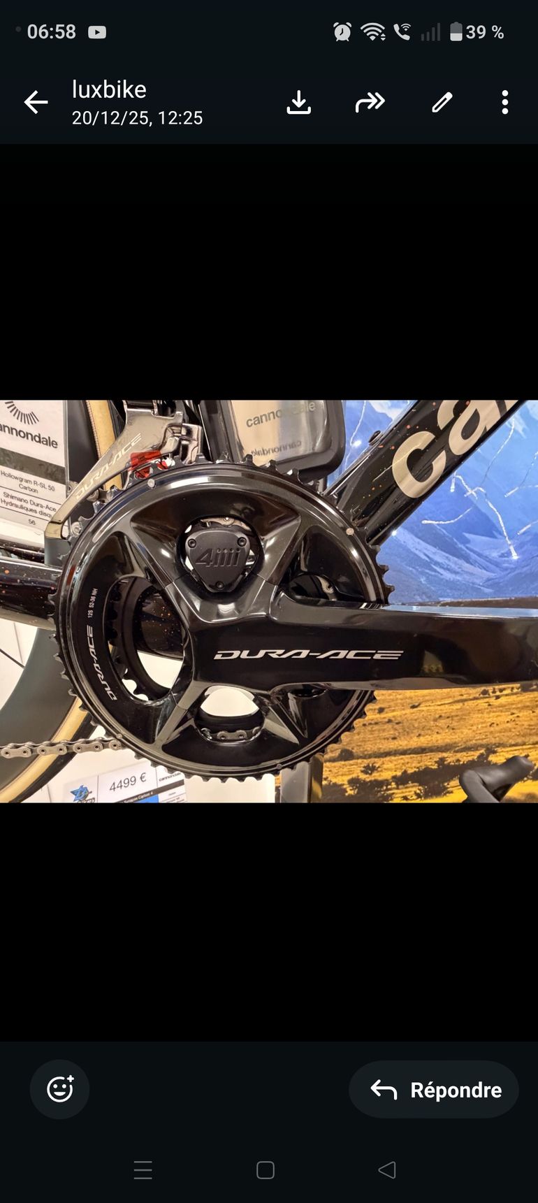 Used Cannondale SuperSix EVO Hi-MOD 2 2023 2023 Road & Gravel, Black — image 5 of 5