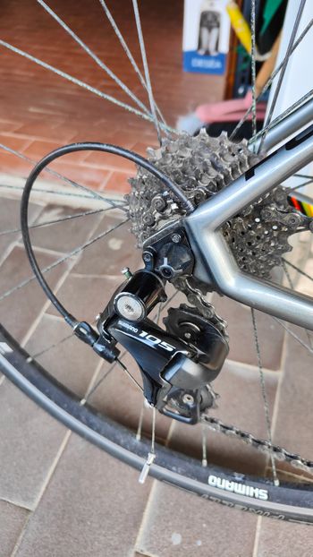 Used Focus Izalco Shimano 105 2019 Road & Gravel, Light Gray — image 8 of 10