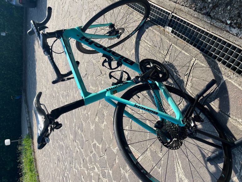 Used Bianchi Aria Disc Ultegra Di11 Elettronico 2020 Road & Gravel, Blue — image 10 of 13