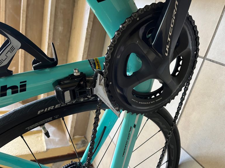 Used Bianchi Aria Disc Ultegra Di11 Elettronico 2020 Road & Gravel, Blue — image 12 of 13