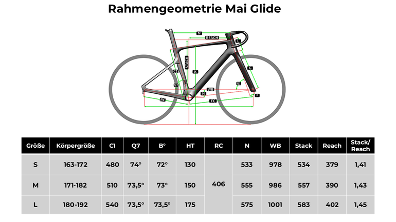 Mai Glide 500 Carbon Aero Shimano 105 2026 Road & Gravel d'occasion — image 9 sur 9