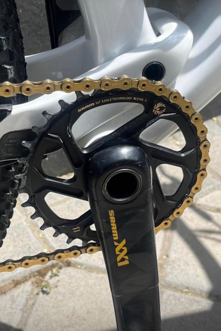 Gebrauchtes Trek Supercaliber 9.7 2021 2021 Mountainbike, Weiß, 29 — Bild 29 von 30