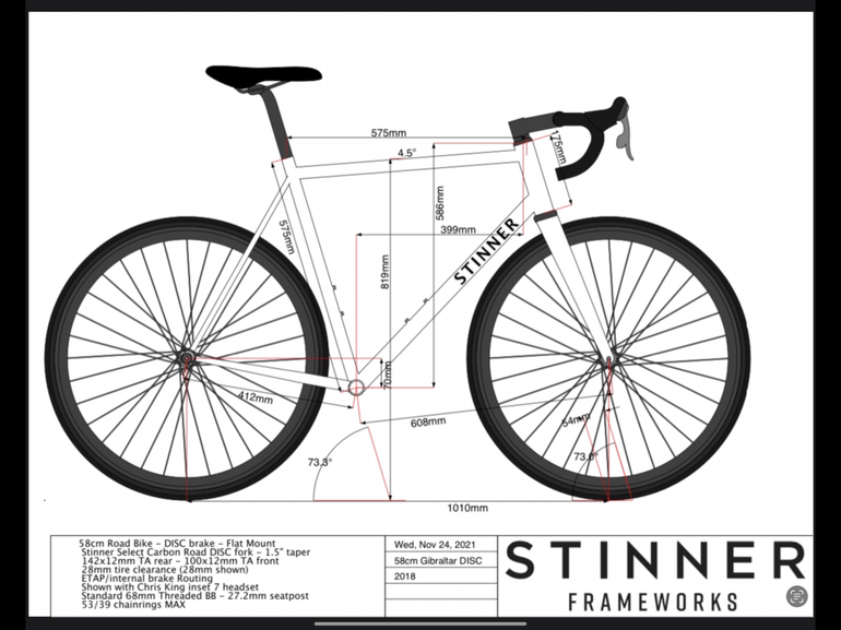 Tweedehands Stinner Gibraltar Disc 2022 Road & Gravel — afbeelding 9 van 10