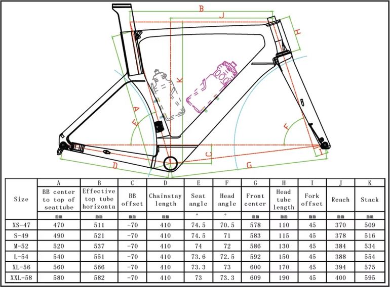 Käytetty tantan X38 Frameset 2024 Road & Gravel — kuva 8 / 8