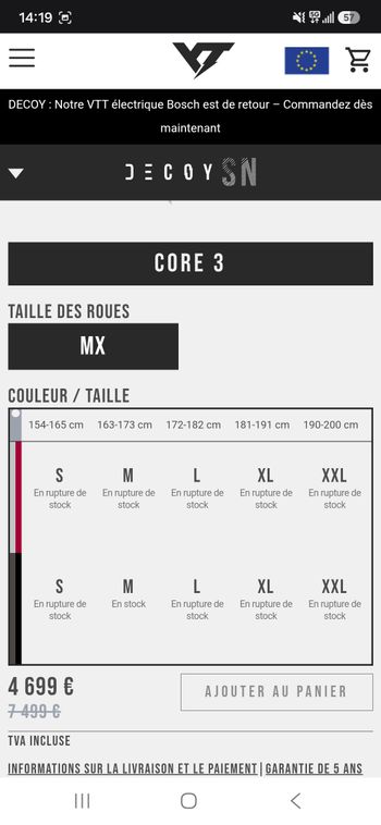 Brugt YT Industries Decoy SN SRAM X0 Eagle AXS (T-Type) 2024 Mountainbike — billede 14 af 14