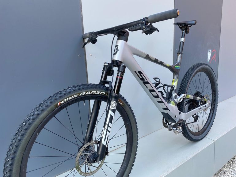 Gebrauchtes Scott Spark SRAM X0 Eagle AXS (T-Type) 2025 Mountainbike, Hellgrau — Bild 20 von 23