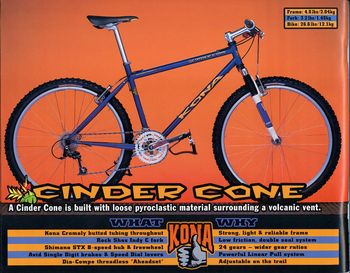 Brugt Kona Cinder Cone 1997 1997 Mountainbike — billede 8 af 11